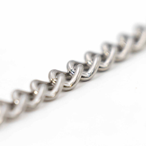 Jeffers Stainless Steel Curb Chain with Quick Links - IAZD - 10"L - 1 ct - 2
