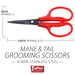 Jeffers Stainless Steel Sharp Grooming Scissors for Horses – Mane, Tail & Braiding Trimming Tool - JIU4 - 7"L - 3