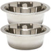 Jeffers Standard - Weight Stainless Steel Food & Water Pet Bowls - G3F1-2 - 1 Pint - 2 Pack - 20