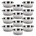 Jeffers Standard - Weight Stainless Steel Food & Water Pet Bowls - G3F2-12 - 2 Quart - 12 Pack - 22