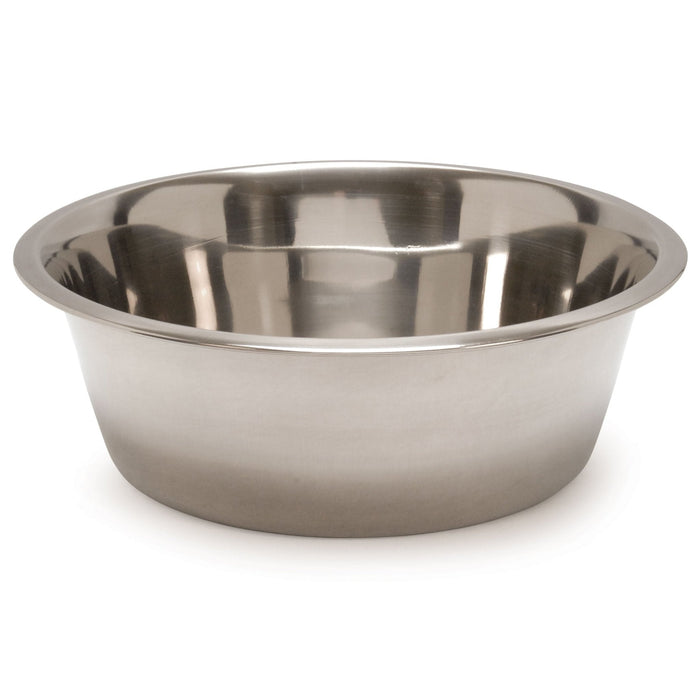 Jeffers Standard - Weight Stainless Steel Food & Water Pet Bowls - G3F5 - 10 Quart - Single - 10