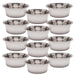 Jeffers Standard - Weight Stainless Steel Food & Water Pet Bowls - G3SS-12 - 1 Quart - 12 Pack - 28