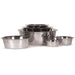 Jeffers Standard - Weight Stainless Steel Food & Water Pet Bowls - G3U2 - 7.5 Quart - Single - 15