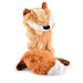 Jeffers Thinnies Unstuffed Plush Dog Toys, 21"L - I71BI - Unstuffed with Rope & Squeaker - Fox - Single - 5