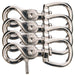 Jeffers Nickel - Plated Trigger Snap with Round Swivel Eye - IACA-4 - 4 Pack - 4