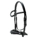 Jeffers Uniquely English "Aachen" Leather Dressage Bridle with Reins for Horses - JEF14F - Black - Cob - 1 - 2