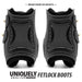Jeffers Uniquely English Fetlock Boots for Horses, 2 - Pack - IAQP - Medium - Black - 2 pk - 20
