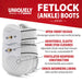Jeffers Uniquely English Fetlock Boots for Horses, 2 - Pack - IAQT - Medium - White - 2 pk - 2