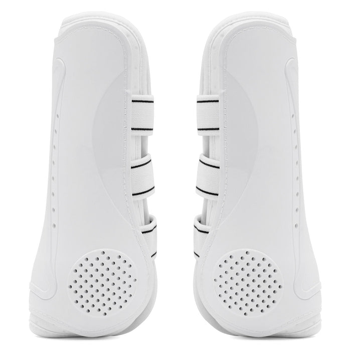 Jeffers Uniquely English Horse Tendon Boots, 2 - Pack - IAFX - Medium - White - 2 pk - 6