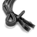 Jeffers Uniquely English Rubber Reins – Premium Leather, Non - Slip Grip, 54" for Horse Riding - JEF15E - Black - 1 - 8