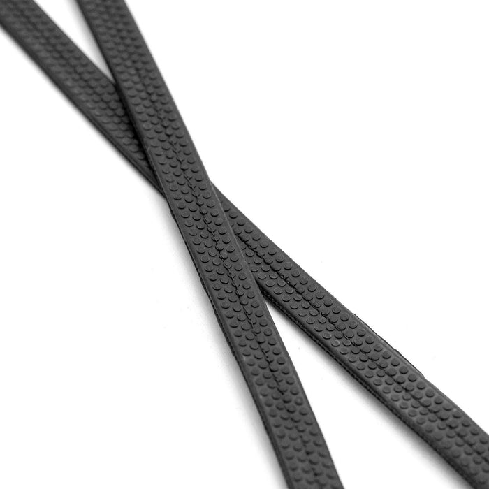 Jeffers Uniquely English Rubber Reins – Premium Leather, Non - Slip Grip, 54" for Horse Riding - JEF15E - Black - 1 - 10