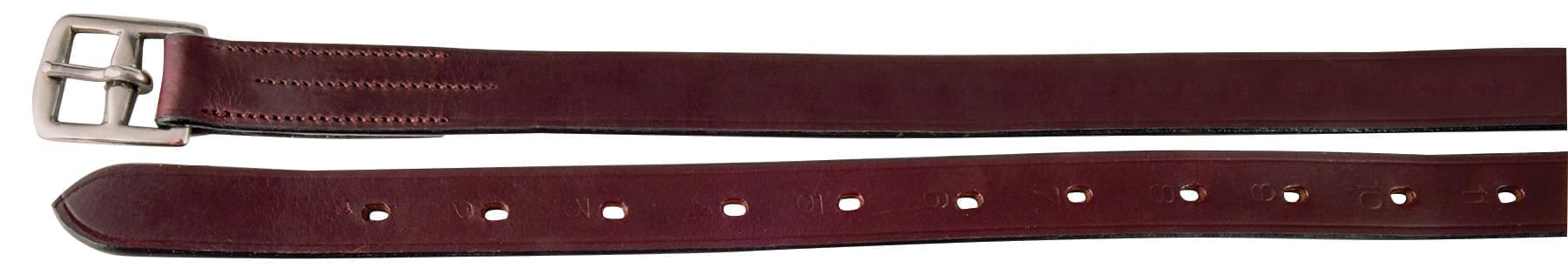 Jeffers Uniquely English Traditional 1" Stirrup Leathers - GAG1B8 - Havana - 54 in - 1