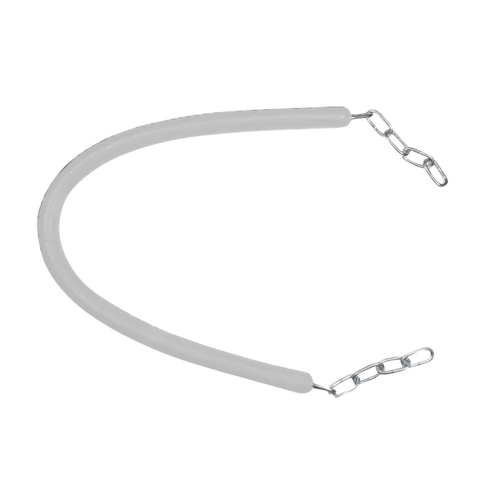 Jeffers Vinyl - Coated Steel Horse Stall Chains, 42" - IASU - White - 8