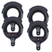 Jeffers Wall Mount Durable Plastic Horse Bridle Bracket - IAH7-4 - Black - 4 - 4