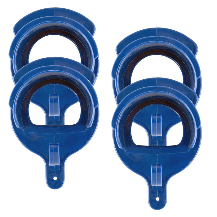 Jeffers Wall Mount Durable Plastic Horse Bridle Bracket - IAH9-4 - Blue - 4 - 6