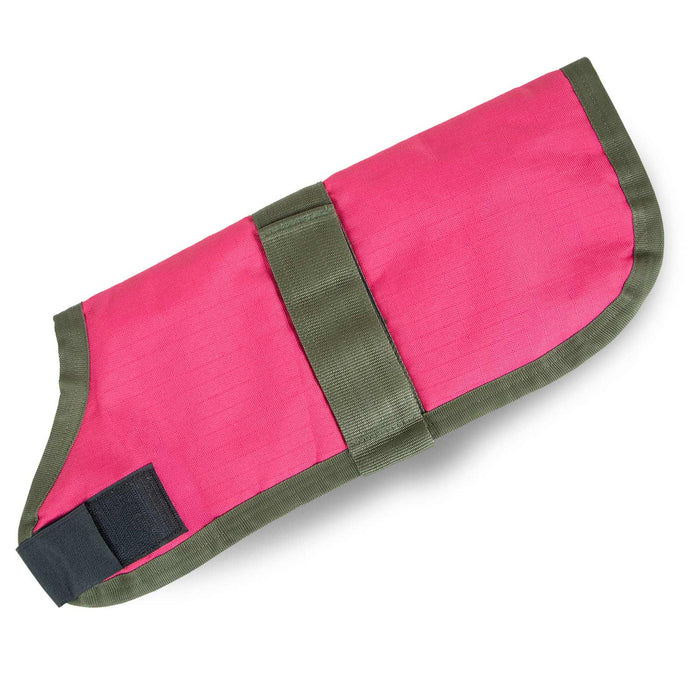 Jeffers Waterproof Breathe - Comfort 600D Ripstop Dog Blanket, 200 Gram - I2J4 - Rose with Brown - 8" - 16