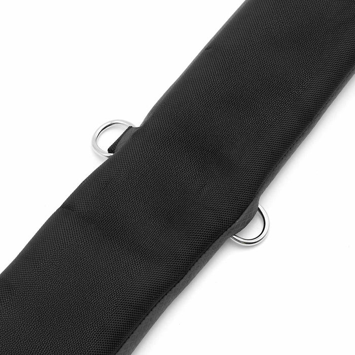 Jeffers Western Neoprene Sleeve Straight Draft Horse Cinch with Stainless Steel Hardware & Non - Slip Back - IA7B - 40 in - Black - 6