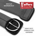 Jeffers Western PVC Sleeve Straight Cinch with Stainless Steel Hardware, Black - IACF - 28" - Straight Cinch - Black - 4