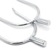 Jeffers Women’s English Spurs – Prince of Wales, Tom Thumb & Blunt End Styles - A8C9 - Chrome - Plated Blunt End Slip - On Spurs - Pair - 2 ct - 14