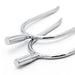 Jeffers Women’s English Spurs – Prince of Wales, Tom Thumb & Blunt End Styles - A8C9 - Chrome - Plated Blunt End Slip - On Spurs - Pair - 2 ct - 15