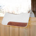 Jeffers WoolLuxe 100% Wool Felt Equine Saddle Pad – Cushioned, Breathable, and Shock - Absorbing - JEF12Z - Cream - 30" x 30" - 3/4" - 8
