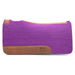 Jeffers WoolLuxe 100% Wool Felt Equine Saddle Pad – Cushioned, Breathable, and Shock - Absorbing - JEF13D - Purple - 30" x 30" - 3/4" - 26
