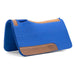 Jeffers WoolLuxe 100% Wool Felt Equine Saddle Pad – Cushioned, Breathable, and Shock - Absorbing - JEF13F - Blue - 30" x 30" - 3/4" - 33