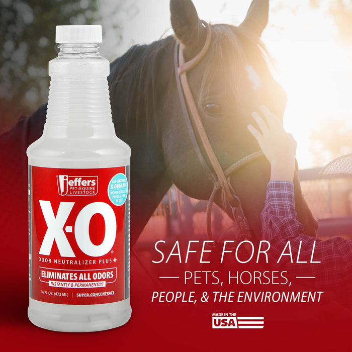 Jeffers X - O Pet Odor Neutralizer Plus + Cleaner Concentrate - TZJM - 16 oz - 10