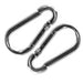 Jeffers Zinc - Plated Steel Bucket Hook Spring Snap - IAZ1-2 - 5/16" x 3 - 1/8" - 2 Pack - 2