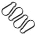 Jeffers Zinc - Plated Steel Bucket Hook Spring Snap - IAZ1-4 - 5/16" x 3 - 1/8" - 4 Pack - 3