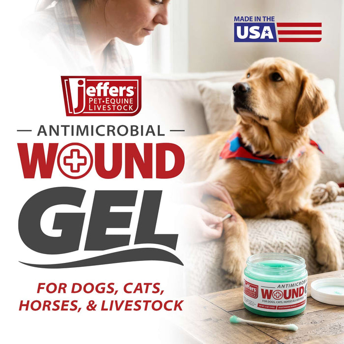 Jeffers Wound Gel, 12 ounce Jar Size 12 ounce