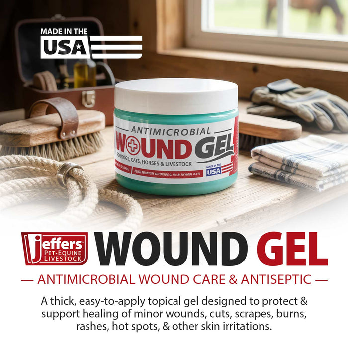 Jeffers Wound Gel, 12 ounce Jar Size 12 ounce