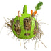 Jolly Hay Ball, 8" – Interactive Horse & Livestock Toy for Hay Feeding and Enrichment - H7TM - Green - 4