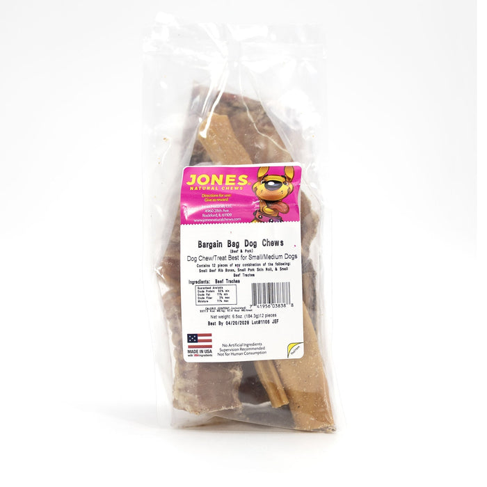 Jones Natural Chews 12 - Pack Variety Dog Chews for Small & Medium Dogs - 4GX6 - Assorted - 12 Pack - 1