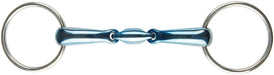 JP Korsteel Blue Steel Oval Link Loose Ring Snaffle Bit - KO1QG - 5.5 in - 2
