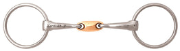 JP Korsteel Copper Oval Link Loose Ring Snaffle Bit - KO1G2 - 2