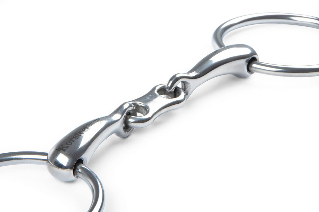 JP Korsteel French Link Loose Ring Snaffle Bit - 0V5N - 5 in - 2