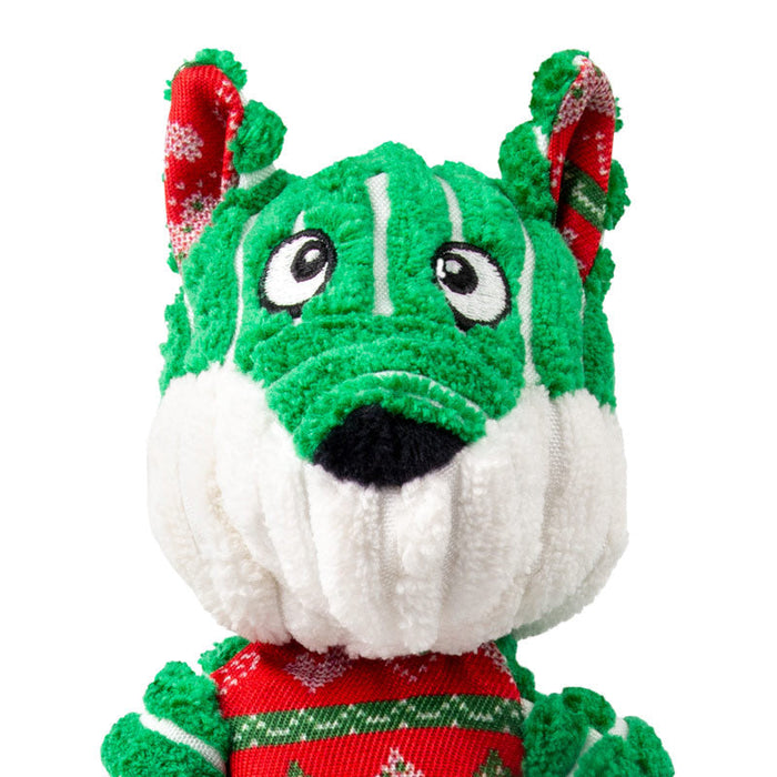 Holiday Floppy Knots Fox Sm/Md Color Green