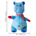 Holiday Knots Belly Hippo Md/Lg Color Blue
