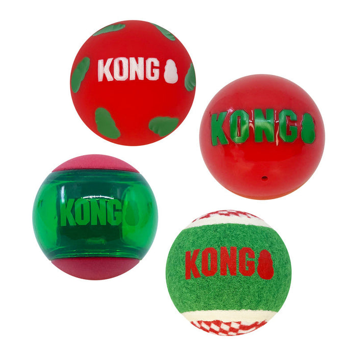 Holiday Occasions Balls 4-pk Md Color Assorted