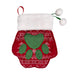 Holiday Stocking Paw Lg Color Red