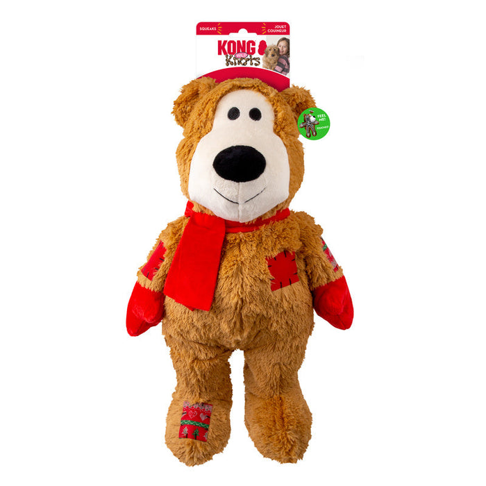 Holiday Wild Knots Bear Assorted Md/Lg Color Assorted