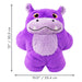 Snuzzles Hippo Color Purple