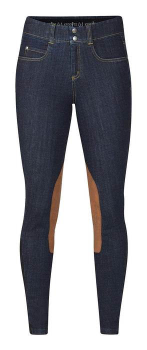 Kerrits Women's Stretch Denim Knee Patch Riding Breeches - KT242 - Small - 5