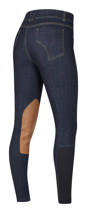 Kerrits Women's Stretch Denim Knee Patch Riding Breeches - KT242 - Small - 8