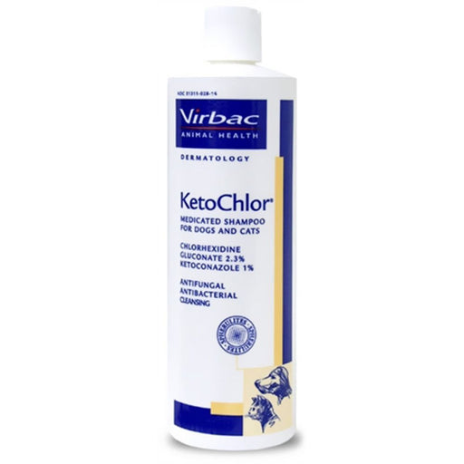 KetoChlor Medicated Shampoo for Dogs & Cats – Antifungal & Antibacterial, 8 oz - 013VR-29088 - 8 oz - 1