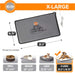 K&H Pet Bed Warmer – Indoor Heated Pad for Cats & Dogs, Thermostatically Controlled, Energy - Efficient, Safe for Arthritis & Comfort - PCVD - Grey - X - Large (26.5" x 16.75") 22W - 18
