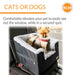 K&H Pet Products Bucket Booster Pet Seat, Rectangle, Knockdown - PCFK - Black/Gray - Small - 10