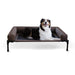 K&H Pet Products Original Bolster Pet Cot Elevated Pet Bed - PCGB - Chocolate/Black - Large - 1