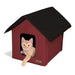 K&H Pet Products Outdoor Heated Kitty House Cat Shelter - PCV3 - Red - 19" x 22" x 17" - 10